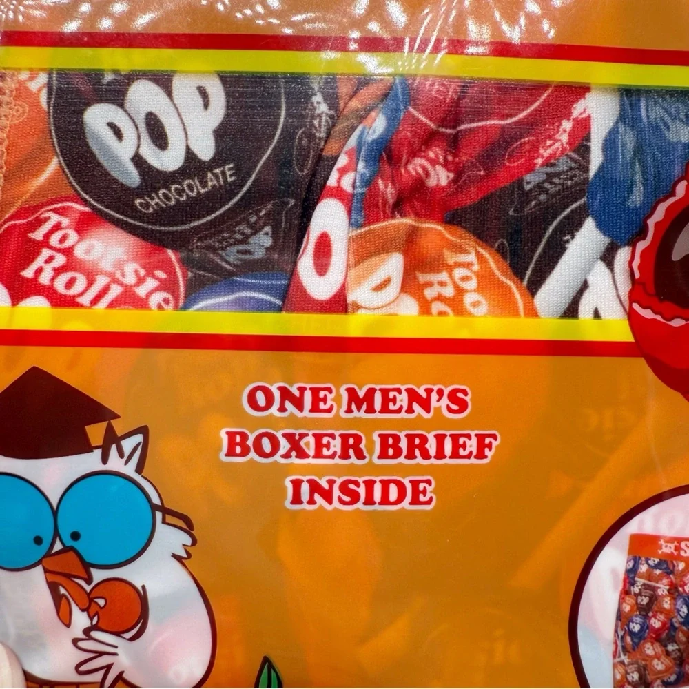 Tootsie Roll Pop Lollipop Swag Boxer Briefs Underwear Mens Size XL Fun Gift New